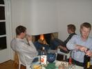 enjoying the fire