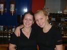 girls serving coffee