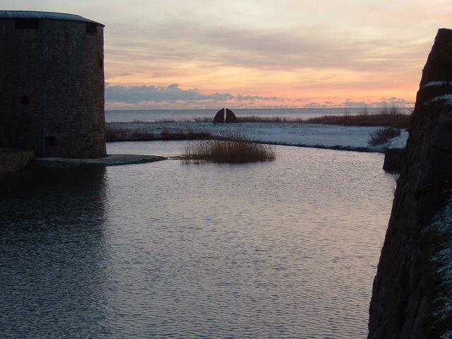 kalmar castle and sunset2