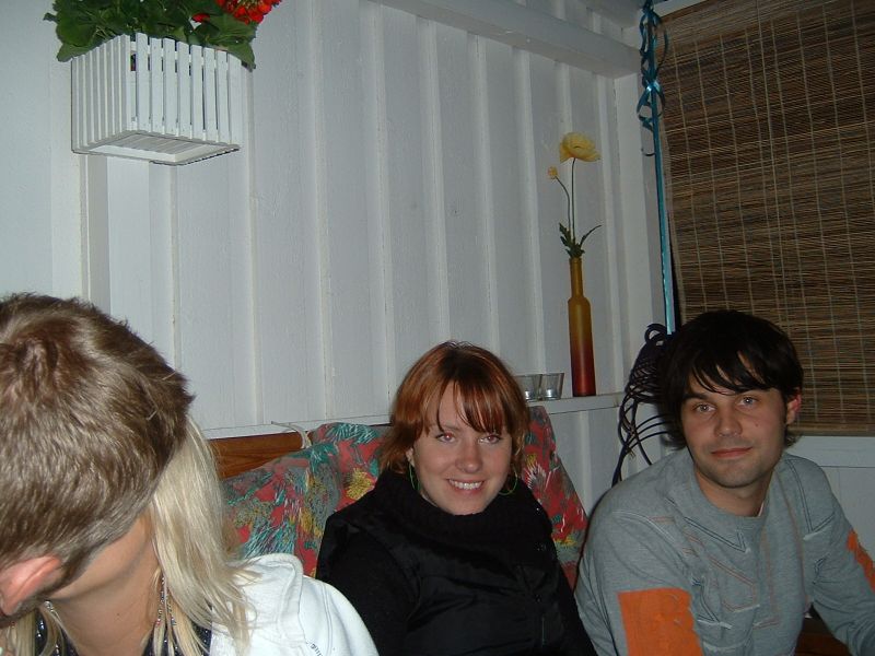 hanna and henrik snogging, karin and mikael